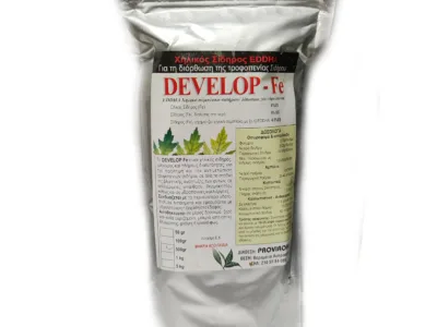 ΧΗΛΙΚΟΣ ΣΙΔΗΡΟΣ DEVELOP Fe 4.8% EDDHA 500gr | Μικροσυσκευασίες Λιπασμάτων - Supergarden.gr