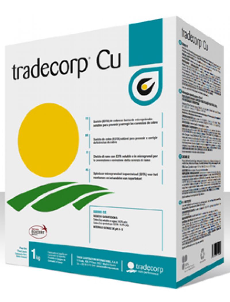 TRADECORP Cu Χηλικός χαλκός (Cu) EDTA 14 TRADECORP Cu Χηλικός χαλκός (Cu) EDTA 14