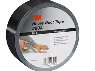 ΤΑΙΝΙΑ ΥΦΑΣΜΑΤΙΝΗ DUCT TAPE 2904 ΜΑΥΡΗ 48mmX50m | Οικιακά προϊόντα>Καταναλωτικά προϊόντα 3M - Supergarden.gr
