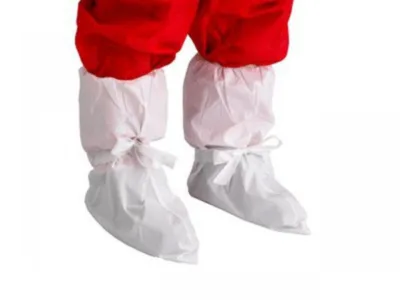 Ποδονάρια με Κορδόνια Ψηλά ΑΣΠΡΑ OVERBOOTS – NON SLIP SOLE 20 ζεύγη | Είδη Ατομικής Προστασίας>Παπούτσια εργασίας και ελευθέρου χρόνου (χωρίς σίδερο μπροστά) - Supergarden.gr