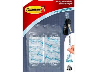 Γαντζάκι Command 3M Clear Διαφανές