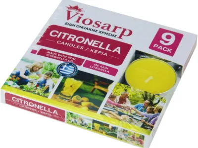 ΚΕΡΙ CITRONELLA ΡΕΣΩ 9τεμ. | Αντιμετώπιση Εντόμων-Τρωκτικών>Κόλλες και άλλα υλικά - Supergarden.gr