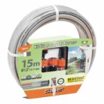 Set Λάστιχο Silver Elegant plus 1/2” 15m με Tαχυσυνδέσμους και Εκτοξευτή | Αυτόματο Πότισμα>Λάστιχα Κήπου - Supergarden.gr