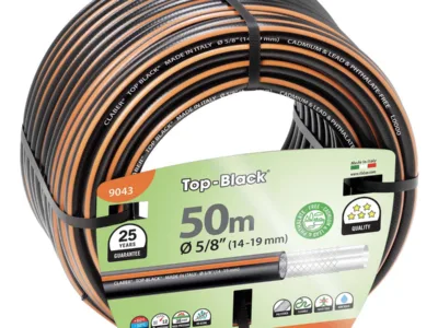 "TOP-BLACK" CLABER  ΑΤΟΞΙΚΟ ΛΑΣΤΙΧΟ 5/8   50 Μ (ΜΑΥΡΟ)