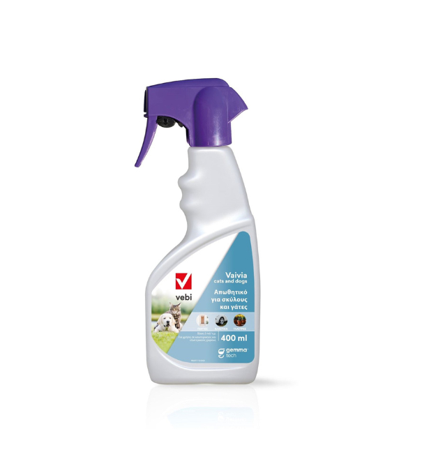 VAIVIA ΑΠΩΘΗΤΙΚΟ ΓΙΑ ΣΚΥΛΟΥΣ & ΓΑΤΕΣ 400mL VAIVIA ΑΠΩΘΗΤΙΚΟ ΓΙΑ ΣΚΥΛΟΥΣ & ΓΑΤΕΣ 400mL | Αντιμετώπιση Εντόμων-Τρωκτικών>Κόλλες και άλλα υλικά - Supergarden.gr