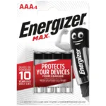 ΜΠΑΤΑΡΙΕΣ ΑΛΚΑΛΙΚΕΣ ENERGIZER ΑΑΑ 4τεμ | Οικιακά προϊόντα>Μπαταρίες Energizer - Supergarden.gr