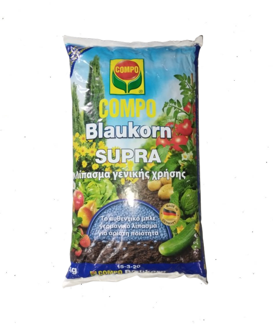 ΜΠΛΕ ΛΙΠΑΣΜΑ ΚΟΚΚΩΔΕΣ COMPO BLAUKORN 15-3-20 3Kg ΜΠΛΕ ΛΙΠΑΣΜΑ ΚΟΚΚΩΔΕΣ COMPO BLAUKORN 15-3-20 3Kg | Μικροσυσκευασίες Λιπασμάτων - Supergarden.gr