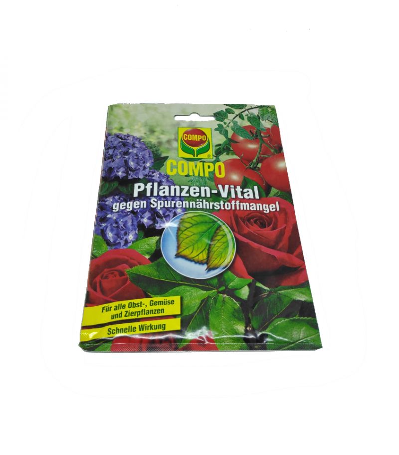 COMPO PFLANZEN VITAL ΜΙΓΜΑ ΙΧΝΟΣΤΟΙΧΕΙΩΝ 10gr COMPO PFLANZEN VITAL ΜΙΓΜΑ ΙΧΝΟΣΤΟΙΧΕΙΩΝ 10gr | Μικροσυσκευασίες Λιπασμάτων - Supergarden.gr