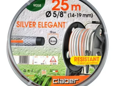 ΛΑΣΤΙΧΟ CLABER 9058 SILVER ELEGANT plus5/8'' 10-24br 25m | Αυτόματο Πότισμα>Λάστιχα Κήπου - Supergarden.gr