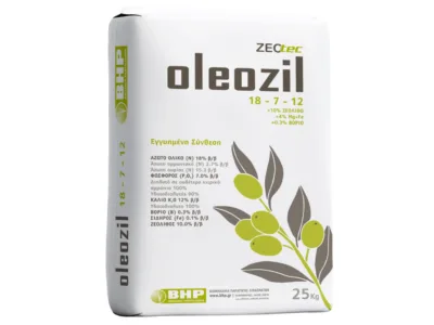 ΛΙΠΑΣΜΑ ΕΛΙΑΣ ΚΟΚΚΩΔΕΣ OLEOZIL18-7-12+4MgO+0.3%B+0.1Fe 25Kg | Λιπάσματα κοκκώδη - Supergarden.gr