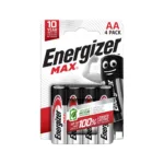 ΜΠΑΤΑΡΙΕΣ ΑΛΚΑΛΙΚΕΣ ENERGIZER ΑΑ 4τεμ | Οικιακά προϊόντα>Μπαταρίες Energizer - Supergarden.gr