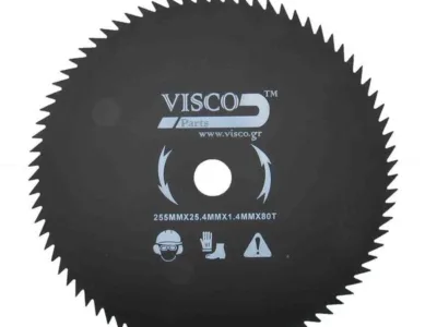 ΔΙΣΚΟΣ ΘΑΜΝΟΚΟΠΤΙΚΩΝ VISCO 255Χ25.4Χ1.4-80Δ | Μηχανήματα>Θαμνοκοπτικά-Χλοοκοπτικά - Supergarden.gr