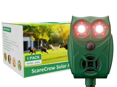 ΗΛΙΑΚΟ ΑΠΩΘΗΤΙΚΟ ΖΩΩΝ SOLAR ULTRASONIC ANIMAL REPELLER AR30 | Αντιμετώπιση Εντόμων-Τρωκτικών>Συσκευές Απώθησης - Supergarden.gr