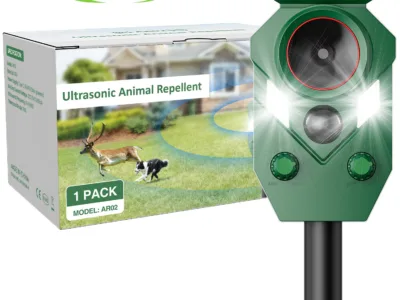 ΗΛΙΑΚΟ ΑΠΩΘΗΤΙΚΟ ΖΩΩΝ SOLAR ULTRASONIC ANIMAL REPELLER AR02 | Αντιμετώπιση Εντόμων-Τρωκτικών>Συσκευές Απώθησης - Supergarden.gr